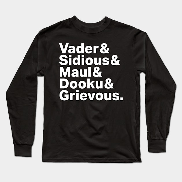 Sith shirt Long Sleeve T-Shirt by elricardio